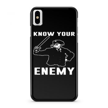 Know Your Enemy Pork Police iPhone X Case iPhone XS Case iPhone XR Case iPhone XS Max Case