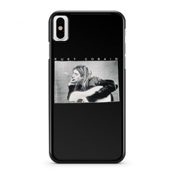 Kurt Cobain Smoking iPhone X Case iPhone XS Case iPhone XR Case iPhone XS Max Case