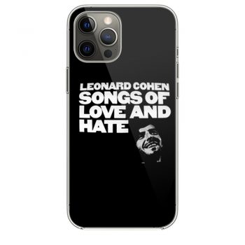 Leonard cohen songs of love and hate iPhone 12 Case iPhone 12 Pro Case iPhone 12 Mini iPhone 12 Pro Max Case