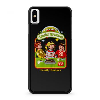 Lets Make Brownies Child Humor iPhone X Case iPhone XS Case iPhone XR Case iPhone XS Max Case