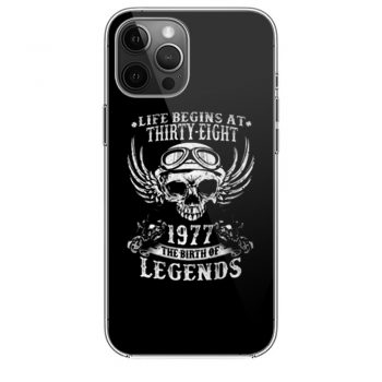 Life Begins At Thirty Eight 1977 Legends iPhone 12 Case iPhone 12 Pro Case iPhone 12 Mini iPhone 12 Pro Max Case