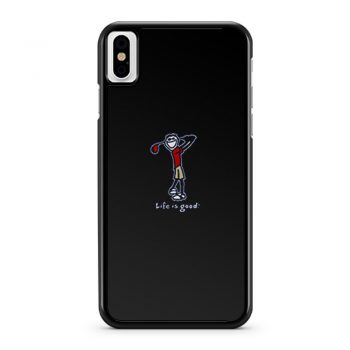 Life Is Good Golf iPhone X Case iPhone XS Case iPhone XR Case iPhone XS Max Case