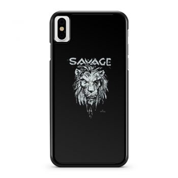Lion Savage iPhone X Case iPhone XS Case iPhone XR Case iPhone XS Max Case