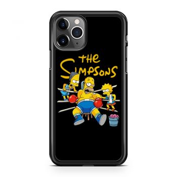 Lisa and Bart Simpsons Go Daddy Go Support For Boxing iPhone 11 Case iPhone 11 Pro Case iPhone 11 Pro Max Case