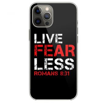 Live Fearless Christian Faith iPhone 12 Case iPhone 12 Pro Case iPhone 12 Mini iPhone 12 Pro Max Case