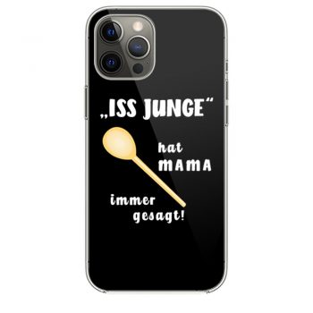 Loeffel Iss Junge hat MAMA immer gesagt iPhone 12 Case iPhone 12 Pro Case iPhone 12 Mini iPhone 12 Pro Max Case