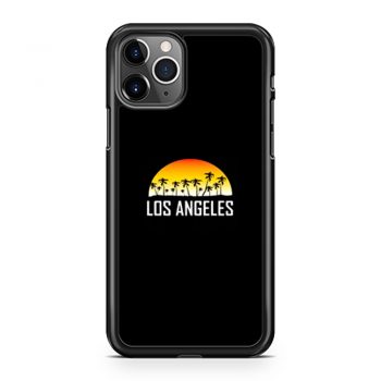 Los Angeles California Sunset And Palm Trees Beach Vacation iPhone 11 Case iPhone 11 Pro Case iPhone 11 Pro Max Case