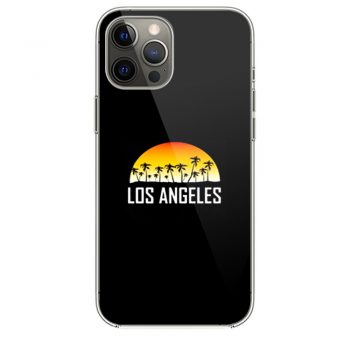 Los Angeles California Sunset And Palm Trees Beach Vacation iPhone 12 Case iPhone 12 Pro Case iPhone 12 Mini iPhone 12 Pro Max Case