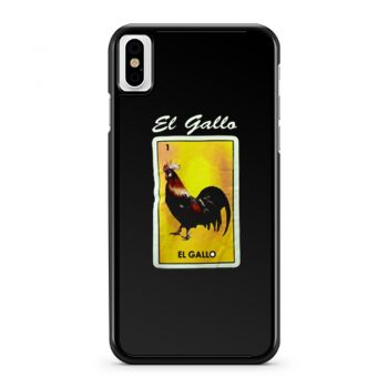 Loteria Rooster Mexico iPhone X Case iPhone XS Case iPhone XR Case iPhone XS Max Case
