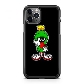 MARVIN THE MARTIAN Showing Midle Finger iPhone 11 Case iPhone 11 Pro Case iPhone 11 Pro Max Case