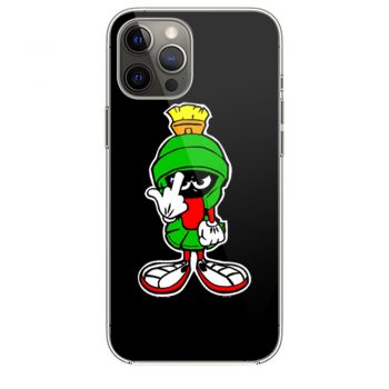 MARVIN THE MARTIAN Showing Midle Finger iPhone 12 Case iPhone 12 Pro Case iPhone 12 Mini iPhone 12 Pro Max Case