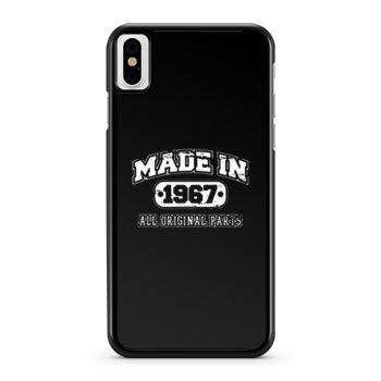 Made In 1967 Sarcastic iPhone X Case iPhone XS Case iPhone XR Case iPhone XS Max Case