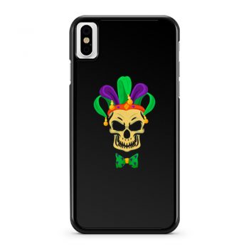 Mardi Gras Skull Party Carnival Festival Mask iPhone X Case iPhone XS Case iPhone XR Case iPhone XS Max Case