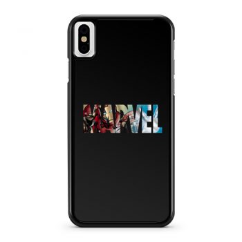 Marvel Logo Ironman iPhone X Case iPhone XS Case iPhone XR Case iPhone XS Max Case