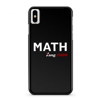 Math Yang For President 2020 iPhone X Case iPhone XS Case iPhone XR Case iPhone XS Max Case