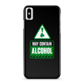 May Contain Alcohol iPhone X Case iPhone XS Case iPhone XR Case iPhone XS Max Case