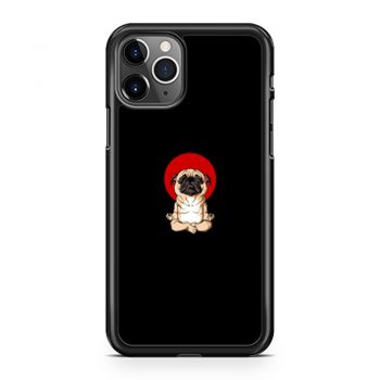 Meditation Pug Blood Moon Yoga Puppy Pet Dog iPhone 11 Case iPhone 11 Pro Case iPhone 11 Pro Max Case