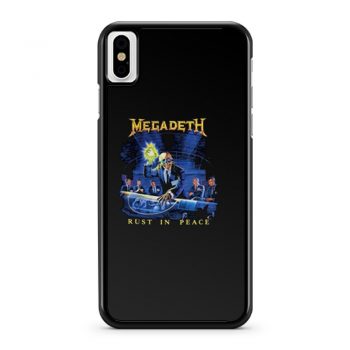 Megadeth Rust In Peace iPhone X Case iPhone XS Case iPhone XR Case iPhone XS Max Case