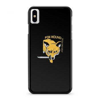 Metal Gear Solid Fox Hound iPhone X Case iPhone XS Case iPhone XR Case iPhone XS Max Case