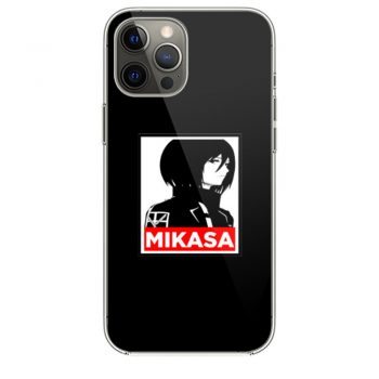 Mikasa Cover Attack On Titan Anime iPhone 12 Case iPhone 12 Pro Case iPhone 12 Mini iPhone 12 Pro Max Case