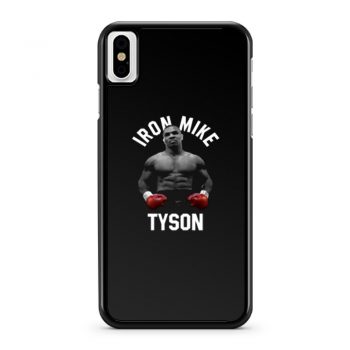 Mike Tyson Iron Mike World Boxing Champion Fight Fan iPhone X Case iPhone XS Case iPhone XR Case iPhone XS Max Case