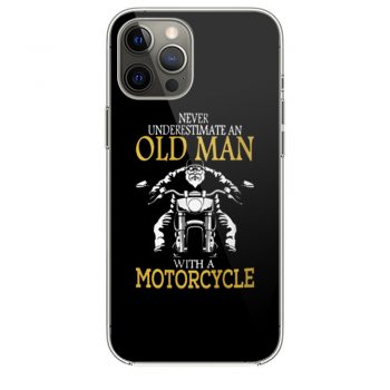 Motorcycle Old Man iPhone 12 Case iPhone 12 Pro Case iPhone 12 Mini iPhone 12 Pro Max Case