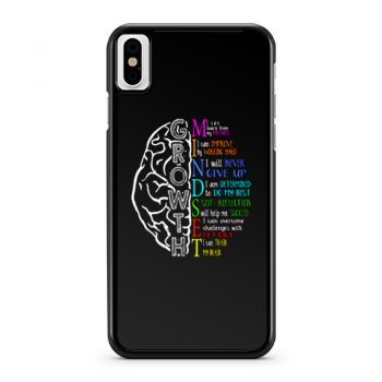 Music I Can Learn Grow Mindset iPhone X Case iPhone XS Case iPhone XR Case iPhone XS Max Case