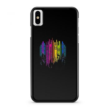 Music Note Colourful iPhone X Case iPhone XS Case iPhone XR Case iPhone XS Max Case
