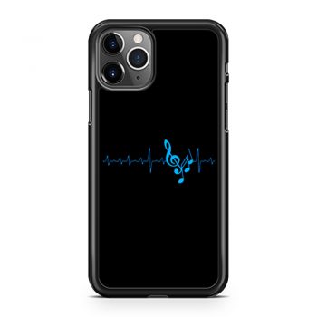 Musical Notes Heartbeat iPhone 11 Case iPhone 11 Pro Case iPhone 11 Pro Max Case