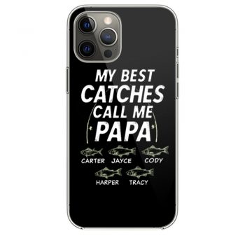 My Best Catches Call Me Papa Cute Papa Fishing iPhone 12 Case iPhone 12 Pro Case iPhone 12 Mini iPhone 12 Pro Max Case