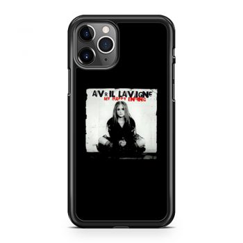 My Happy Ending Avril Lavigne Black And White Poster iPhone 11 Case iPhone 11 Pro Case iPhone 11 Pro Max Case