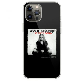 My Happy Ending Avril Lavigne Black And White Poster iPhone 12 Case iPhone 12 Pro Case iPhone 12 Mini iPhone 12 Pro Max Case