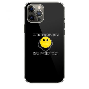 My Headphones Smiley iPhone 12 Case iPhone 12 Pro Case iPhone 12 Mini iPhone 12 Pro Max Case