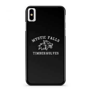 Mystic Falls Vampire Diaries Timberwolves Salvatore iPhone X Case iPhone XS Case iPhone XR Case iPhone XS Max Case