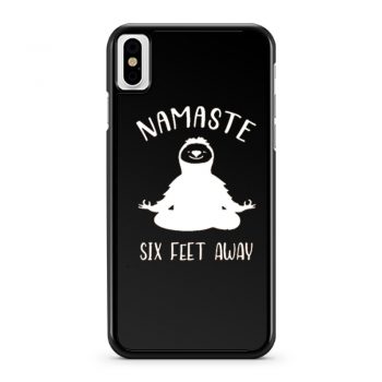 Namaste Social Distancing iPhone X Case iPhone XS Case iPhone XR Case iPhone XS Max Case