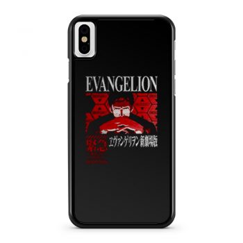 Neon Genesis Evangelion Nerv Gendo Anime iPhone X Case iPhone XS Case iPhone XR Case iPhone XS Max Case