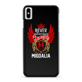 Never Underestimate The Power Migdalia iPhone X Case iPhone XS Case iPhone XR Case iPhone XS Max Case