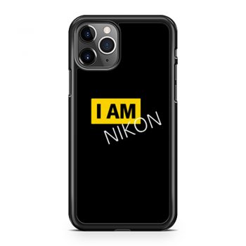 New I Am Nikon Photographer iPhone 11 Case iPhone 11 Pro Case iPhone 11 Pro Max Case