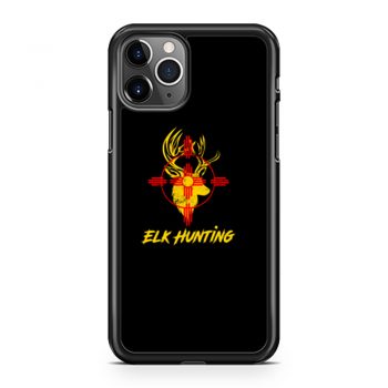New Mexico State Flag Elk Hunting iPhone 11 Case iPhone 11 Pro Case iPhone 11 Pro Max Case