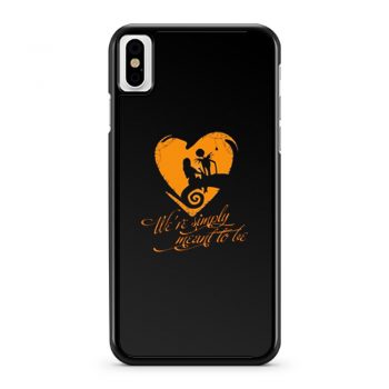 Nightmare Before Christmas Jack and Sally Halloween iPhone X Case iPhone XS Case iPhone XR Case iPhone XS Max Case