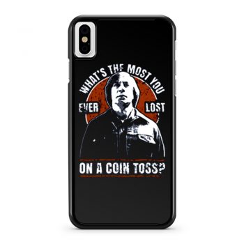 No Country For Old Men Anton Chigurh Coin Toss Western Crime Thriller Film iPhone X Case iPhone XS Case iPhone XR Case iPhone XS Max Case