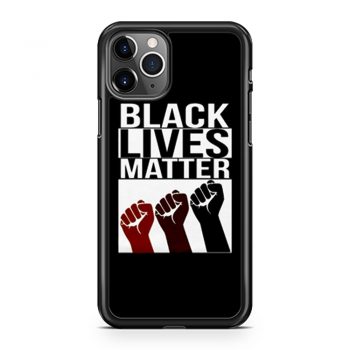 No Justice No Peace Black Lives Matter 3 Fist iPhone 11 Case iPhone 11 Pro Case iPhone 11 Pro Max Case
