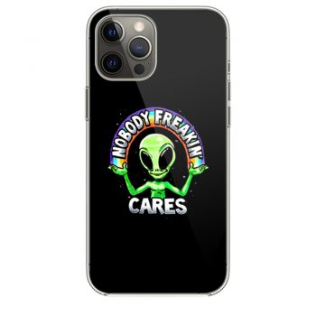 Nobody Freakin Green Alien iPhone 12 Case iPhone 12 Pro Case iPhone 12 Mini iPhone 12 Pro Max Case