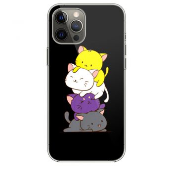 Nonbinary Gender and Genderqueer Cat Lovers iPhone 12 Case iPhone 12 Pro Case iPhone 12 Mini iPhone 12 Pro Max Case