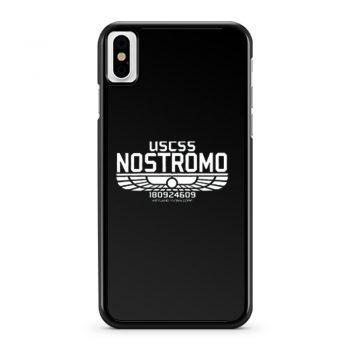 Nostromo Alien Movie iPhone X Case iPhone XS Case iPhone XR Case iPhone XS Max Case