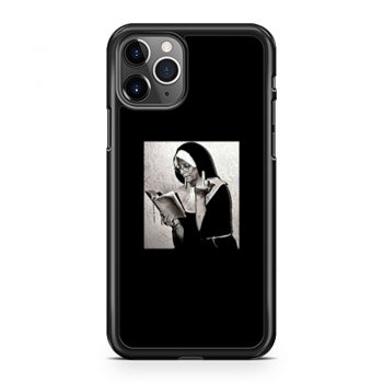 Nun Middle Finger Attitude Retro iPhone 11 Case iPhone 11 Pro Case iPhone 11 Pro Max Case