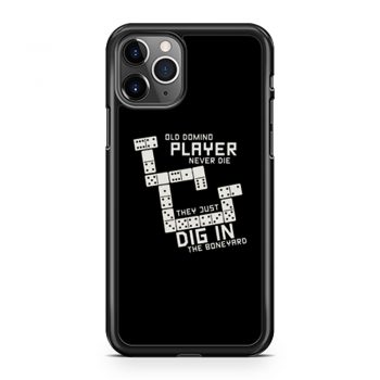 Old Domino Player Dominoes Tiles Puzzler Game iPhone 11 Case iPhone 11 Pro Case iPhone 11 Pro Max Case