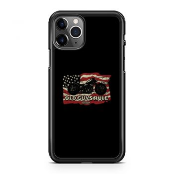 Old Guys Rule Freedom Ride iPhone 11 Case iPhone 11 Pro Case iPhone 11 Pro Max Case