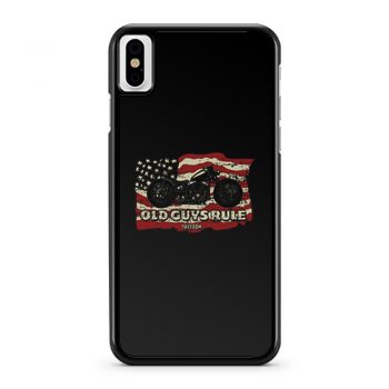 Old Guys Rule Freedom Ride iPhone X Case iPhone XS Case iPhone XR Case iPhone XS Max Case