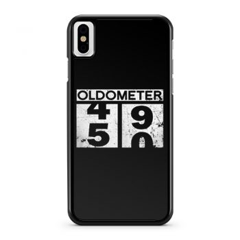 Oldometer 50th Birthday Counting 49 50 iPhone X Case iPhone XS Case iPhone XR Case iPhone XS Max Case